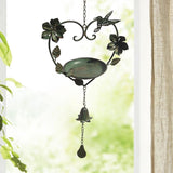Maxbell Hanging Bird Feeder Sturdy Multifunctional with Bell for Backyard Patio Yard