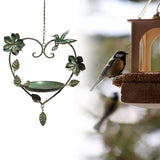 Maxbell Hanging Bird Feeder Sturdy Multifunctional with Bell for Backyard Patio Yard