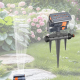 Maxbell Adjustable Oscillating Sprinkler Adjustable Water Flow Rate Watering Sprayer