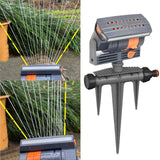 Maxbell Adjustable Oscillating Sprinkler Adjustable Water Flow Rate Watering Sprayer