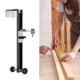 Maxbell Level Wall Mount Bracket Aluminum Alloy Easy to Mount Leveling Support Stand 30cm