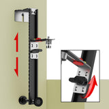 Maxbell Level Wall Mount Bracket Aluminum Alloy Easy to Mount Leveling Support Stand 40cm
