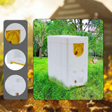 Maxbell Queen Bee Breeding Box Foam Queen Rearing Hive for Garden Balcony Hot Summer Yellow