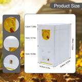 Maxbell Queen Bee Breeding Box Foam Queen Rearing Hive for Garden Balcony Hot Summer Yellow
