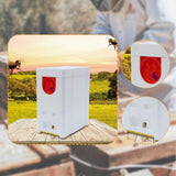 Maxbell Queen Bee Breeding Box Foam Queen Rearing Hive for Garden Balcony Hot Summer Red