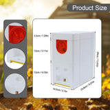 Maxbell Queen Bee Breeding Box Foam Queen Rearing Hive for Garden Balcony Hot Summer Red