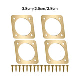 Maxbell 4Pcs Bluebird House Predators Guards Backyard Lightweight Garden Metal Plates 2.5 cm