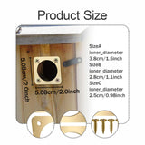 Maxbell 4Pcs Bluebird House Predators Guards Backyard Lightweight Garden Metal Plates 2.8 cm