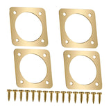 Maxbell 4Pcs Bluebird House Predators Guards Backyard Lightweight Garden Metal Plates 2.8 cm