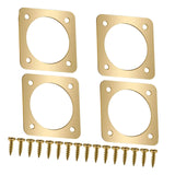 Maxbell 4Pcs Bluebird House Predators Guards Backyard Lightweight Garden Metal Plates 2.8 cm