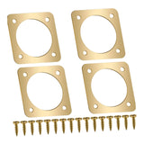 Maxbell 4Pcs Bluebird House Predators Guards Backyard Lightweight Garden Metal Plates 3.8 cm