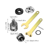 Maxbell Angle Grinder Thread Adapter Steel Practical Easy to Install Shaft Connector