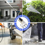 Maxbell Twist Nozzle for Pressure Washer 3 in 1 Rotate Shooter Tip for Hard to Reach