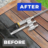 Maxbell Twist Nozzle for Pressure Washer 3 in 1 Rotate Shooter Tip for Hard to Reach
