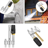 Maxbell Twist Nozzle for Pressure Washer 3 in 1 Rotate Shooter Tip for Hard to Reach
