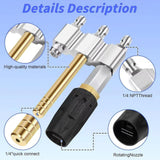 Maxbell Twist Nozzle for Pressure Washer 3 in 1 Multifunctional Portable Shooter Tip