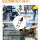 Maxbell Twist Nozzle Stainless Steel with 1/4" for Pressure Washer for Hard to Reach 7GPN