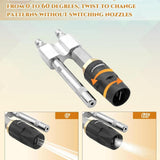 Maxbell Twist Nozzle Stainless Steel with 1/4" for Pressure Washer for Hard to Reach 7GPN