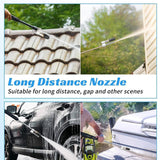 Maxbell Twist Nozzle Stainless Steel with 1/4" for Pressure Washer for Hard to Reach 7GPM