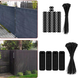 Maxbell Flat Straight Braces with Wire Ties Mounting Kit for Backyard Outside Garden 50pcs