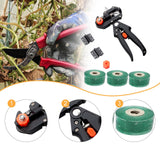 Maxbell Garden Grafting Tool Portable Professional Multipurpose Pruning Scissors Kit
