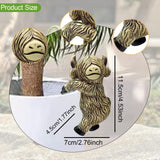 Maxbell Hanging Animal Statue Versatile Garden Ornament for Porches Office Courtyard