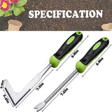 Maxbell 2 Pieces Hand Weeder Tools Gardening Hand Weeder for Courtyard Patio Terrace