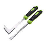 Maxbell 2 Pieces Hand Weeder Tools Gardening Hand Weeder for Courtyard Patio Terrace
