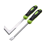 Maxbell 2 Pieces Hand Weeder Tools Gardening Hand Weeder for Courtyard Patio Terrace