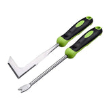 Maxbell 2 Pieces Hand Weeder Tools Gardening Hand Weeder for Courtyard Patio Terrace