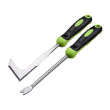 Maxbell 2 Pieces Hand Weeder Tools Gardening Hand Weeder for Courtyard Patio Terrace