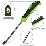 Maxbell 2 Pieces Hand Weeder Tools Gardening Hand Weeder for Courtyard Patio Terrace