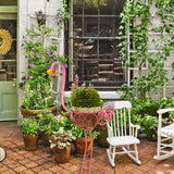 Maxbell 2Pcs Flamingo Planter Stand Flamingo Flowerpot for Outdoor Indoor Porch Lawn