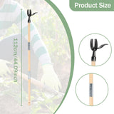 Maxbell Weed Puller Tool Garden Hoe Rake Weed Remover for Crabgrass Picker