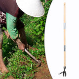 Maxbell Weed Puller Tool Garden Hoe Rake Weed Remover for Crabgrass Picker