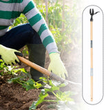 Maxbell Weed Puller Tool Garden Hoe Rake Weed Remover for Crabgrass Picker