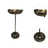 Maxbell Garden Bird Bath Ornament Rustic Bird Bath for Outside for Garden Patio Yard