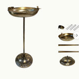 Maxbell Garden Bird Bath Ornament Rustic Bird Bath for Outside for Garden Patio Yard