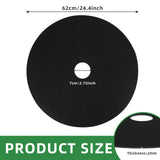 Maxbell 10Pcs Tree Mulch Ring Degradabl Tree Ring Weed Barrier Round Mats for Plants