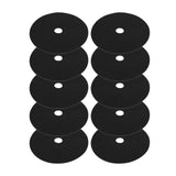 Maxbell 10Pcs Tree Mulch Ring Degradabl Tree Ring Weed Barrier Round Mats for Plants