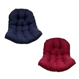 Maxbell Hanging Egg Chair Cushion Sunroom Wicker Chairs Pad Swing Basket Cushion Pad Navy