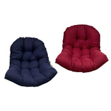 Maxbell Hanging Egg Chair Cushion Sunroom Wicker Chairs Pad Swing Basket Cushion Pad Navy