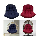 Maxbell Hanging Egg Chair Cushion Sunroom Wicker Chairs Pad Swing Basket Cushion Pad Navy