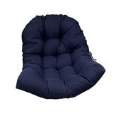 Maxbell Hanging Egg Chair Cushion Sunroom Wicker Chairs Pad Swing Basket Cushion Pad Navy