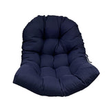 Maxbell Hanging Egg Chair Cushion Sunroom Wicker Chairs Pad Swing Basket Cushion Pad Navy