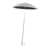 Maxbell Outdoor Plant Sunshade Umbrella Sturdy Weatherproof for Bonsai Patio Outside silver