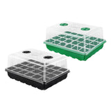 Maxbell Seedling Starting Tray 24 Cells Nursery Tray for Hydroponic Indoor Gardening Green