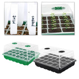 Maxbell Seedling Starting Tray 24 Cells Nursery Tray for Hydroponic Indoor Gardening Green