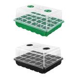 Maxbell Seedling Starting Tray 24 Cells Nursery Tray for Hydroponic Indoor Gardening Green