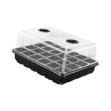 Maxbell Seedling Starting Tray 24 Cells Nursery Tray for Hydroponic Indoor Gardening Black